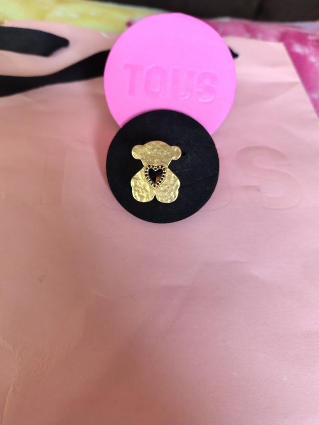 Anillo oso Tous dorado