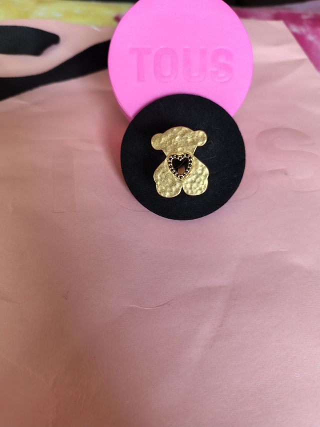 Anillo oso Tous dorado