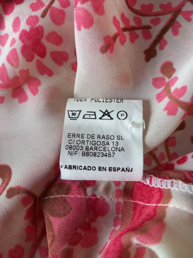 Blusa poliester Estudio Erre M