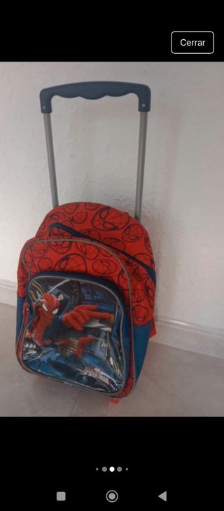Mochila Spiderman con ruedas