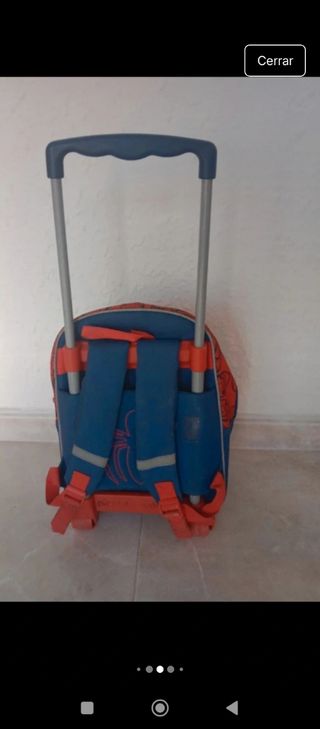 Mochila Spiderman con ruedas