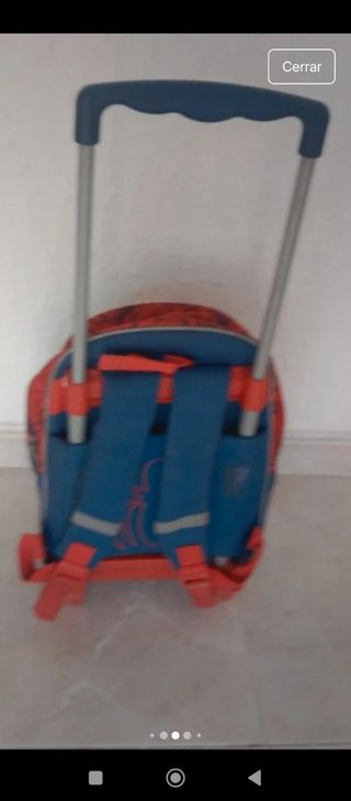 Mochila Spiderman con ruedas