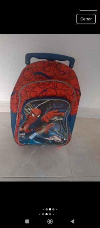 Mochila Spiderman con ruedas