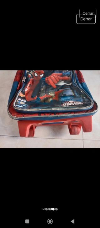 Mochila Spiderman con ruedas