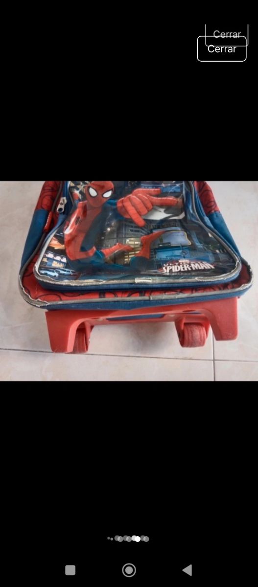Mochila Spiderman con ruedas