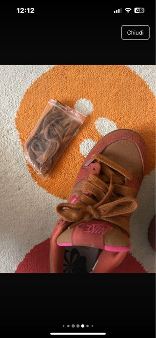 Nike Low Disrupt - Scarpe Marroni e Rosse