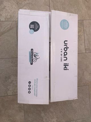 Asiento niños bici Urban Iki blanco nuevo