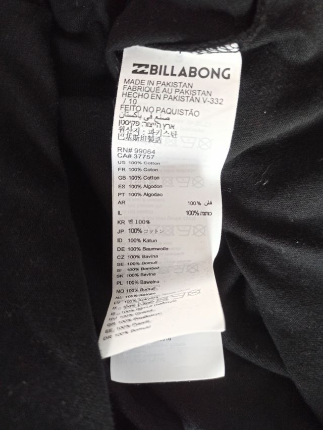 Camiseta Billabong negra M