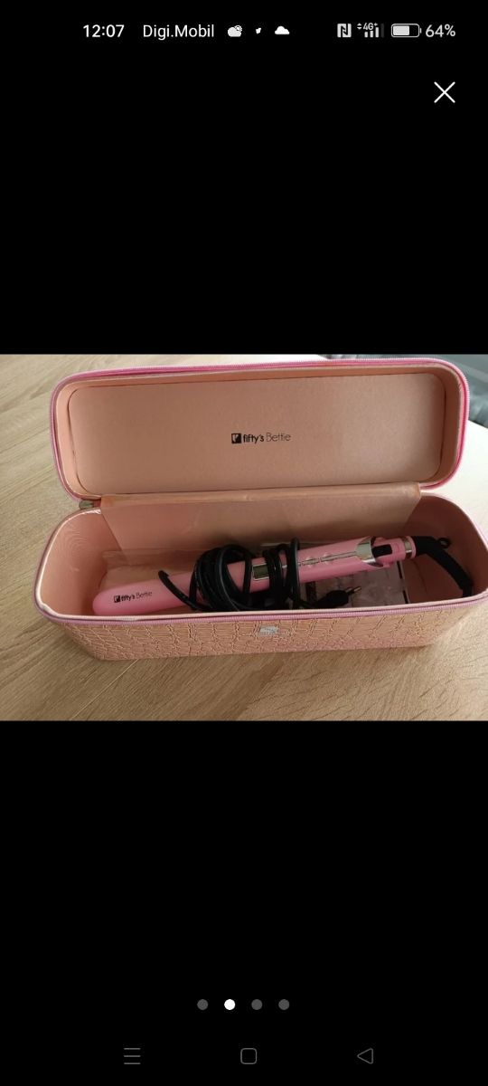 Plancha pelo fifty's Bette rosa