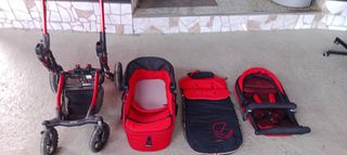 Carrito Bebe Jane Epic Completo Rojo