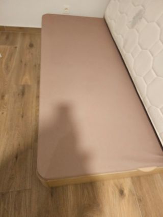 Colchón + canapé 135cm. Como nuevo
