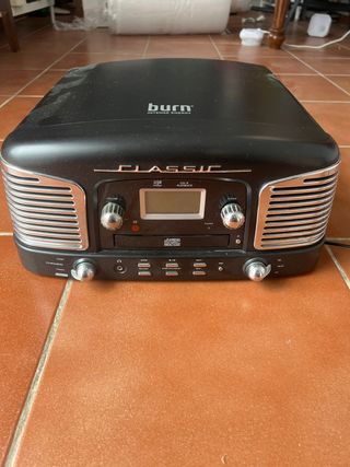 Radio CD Burn Classic - Tocadiscos