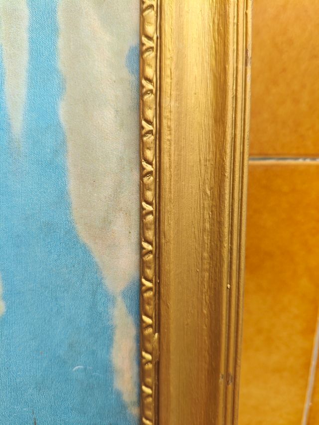 Lámina enmarcada paisaje otoñal