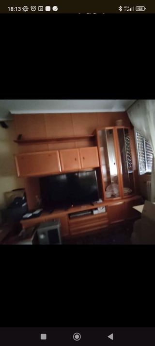 Mueble TV salón madera