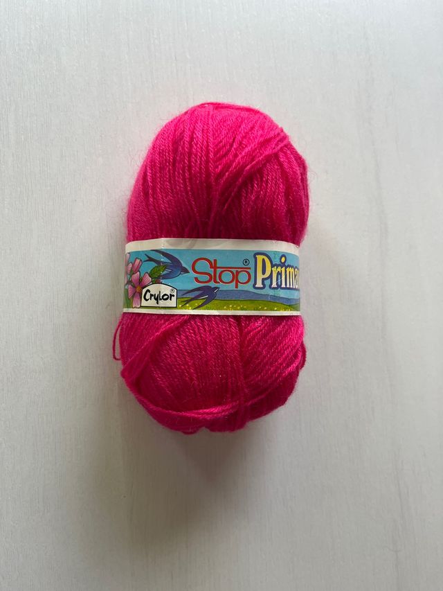 24 ovillos lana STOP PRIMAVERA- fucsia