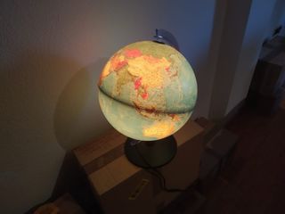 Globo terráqueo lámpara - Iluminación vintage
