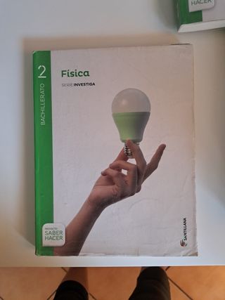 Libro de química Libro de física 2 bachillerato