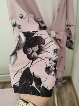 Vestido midi estampado espalda abierta