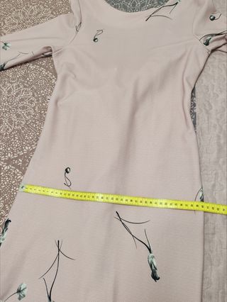 Vestido midi estampado espalda abierta