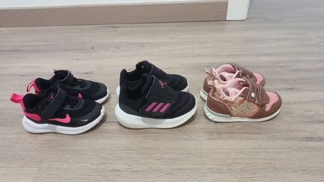 conjuntos de zapatillas para niña talla 21