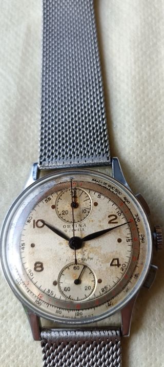 Cronógrafo Orfina vintage años 50-60