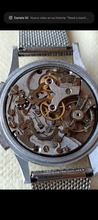 Cronógrafo Orfina vintage años 50-60