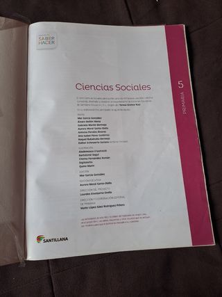 Ciencias Sociales, 5 Primaria