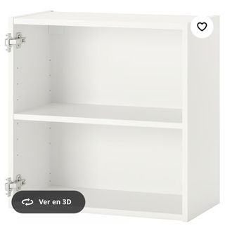 Armario blanco 60x30x60 cm - 1 balda