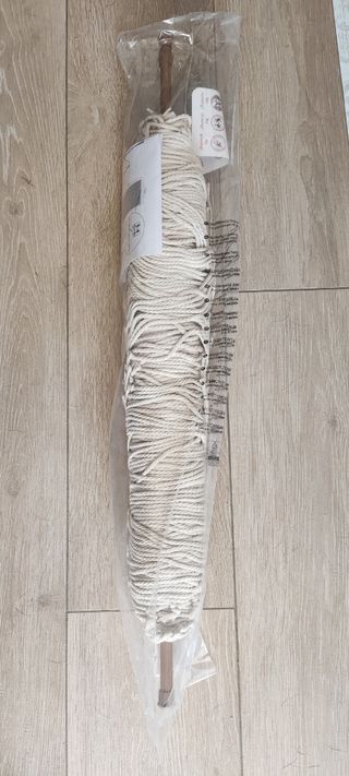 Cortina separador ambientes macramé boho - nueva