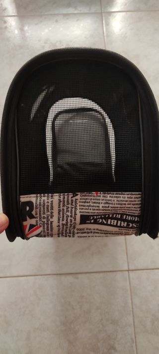 Transportín mascotas beige-negro