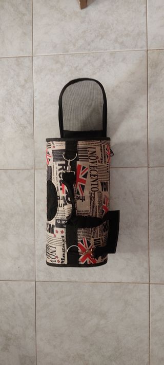 Transportín mascotas beige-negro