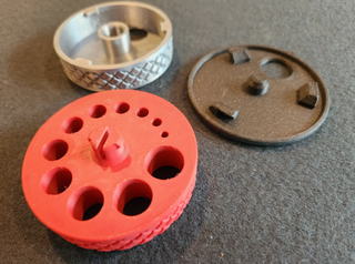 Guía taladro 3D + recoge polvo