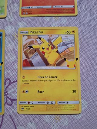 4 cartas Pokémon McDonald's 2021