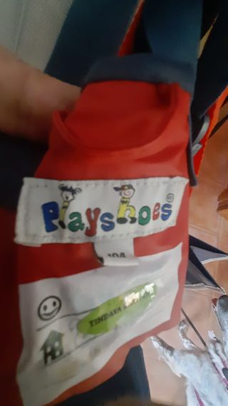 BOTAS lluvia CHICO y PETO Playshoes niño, talla 28