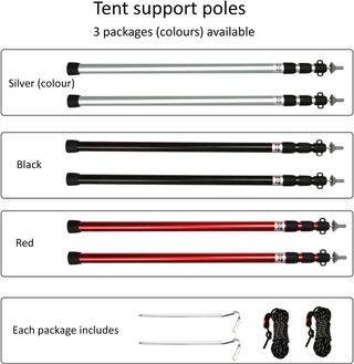 Barra telescópica para Camping