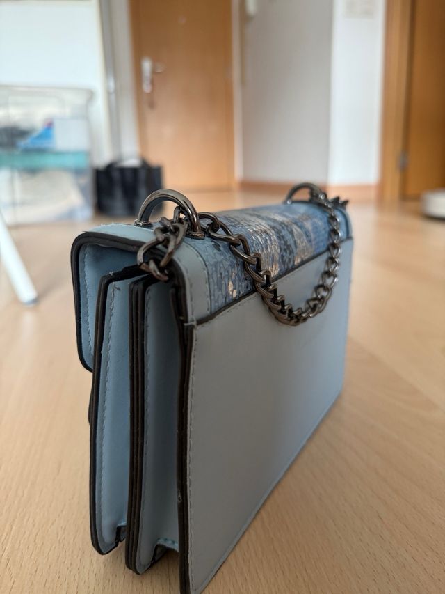 Bolso Shein azul serpiente