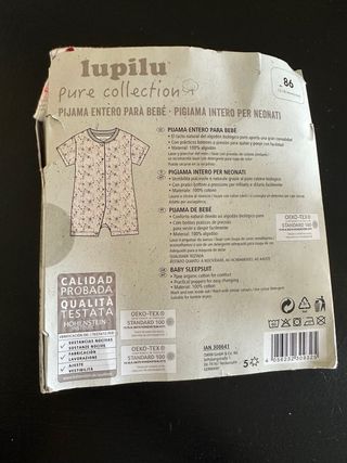 Pijama Lupilu bebé 86 (12-18m)