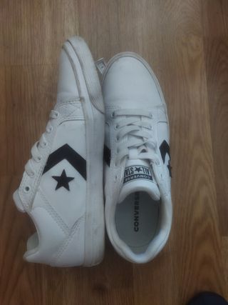 Zapatillas Converse blancas cuero