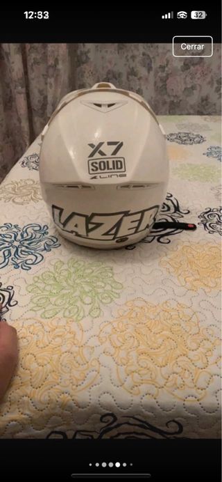 Casco Moto LAZER blanco