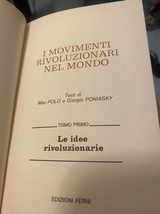 i movimenti rivoluzionari nel mondo