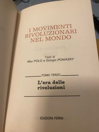 i movimenti rivoluzionari nel mondo