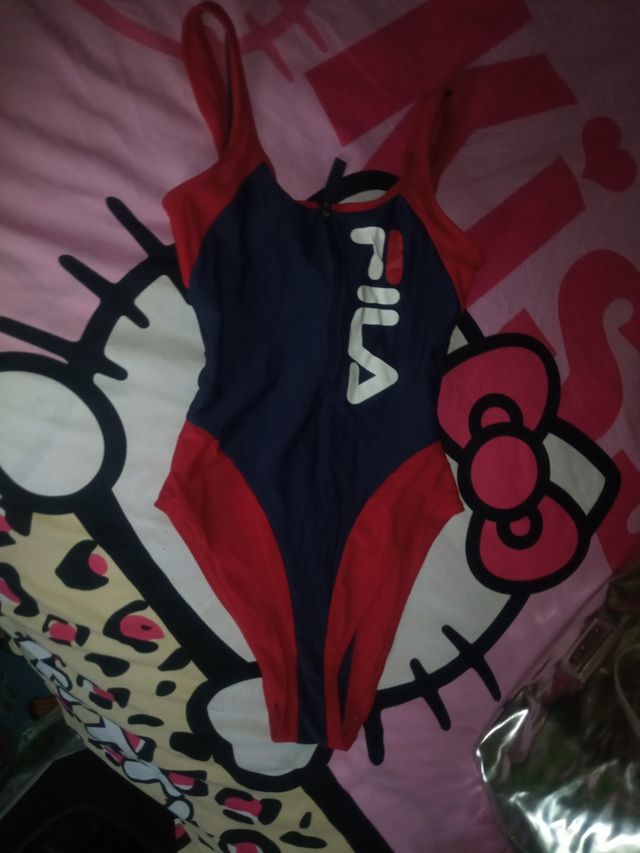 Bañadores Fila chica talla S - rojo azul,blanco