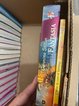 libros de Tea Stilton en Catalan y Castellano. 