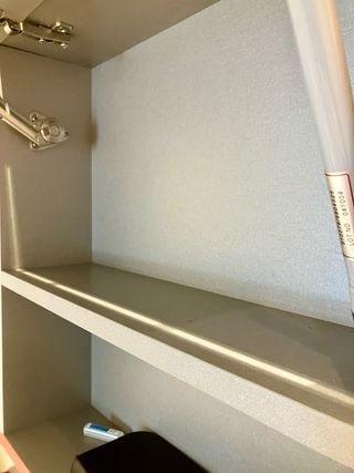 Mueble de baño con espejo panorámico