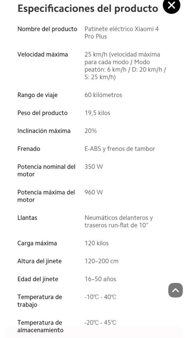 Xiaomi Scooter 4 Pro Plus