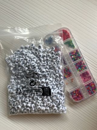 Pulseras de mostacilla multicolor