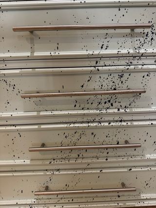 Cómoda antigua restaurada - azul y blanco