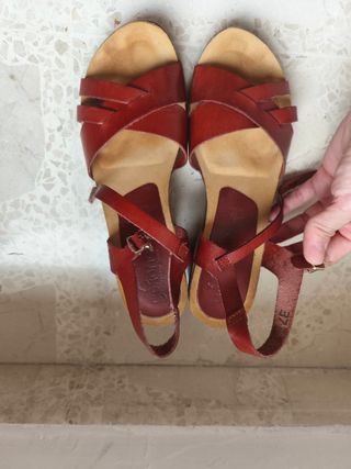 Sandalias Yokono marrones mujer nº37