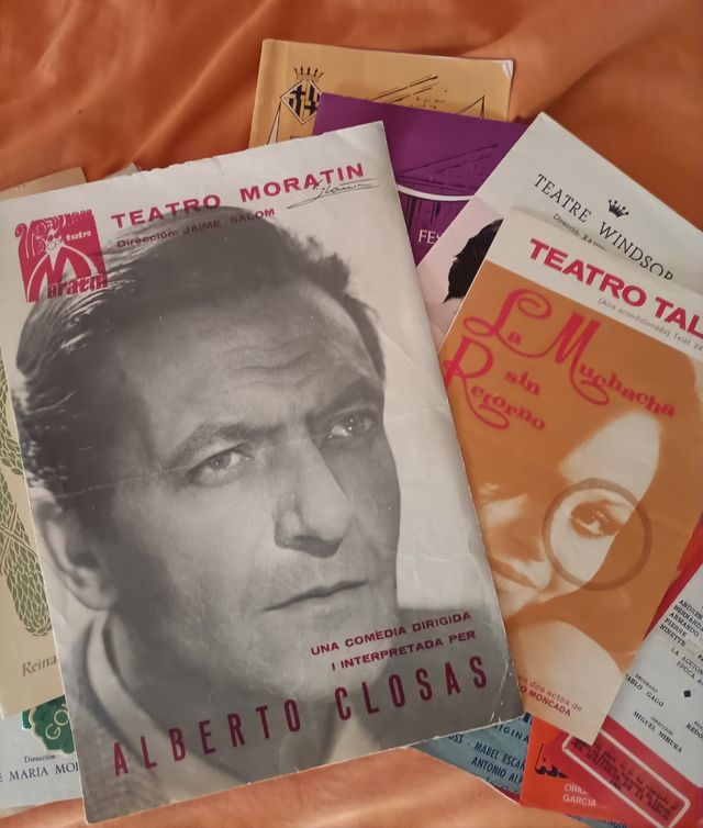 Programas teatro años 60