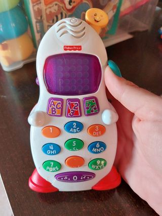 Teléfono Fisher Price bebé ALEMÁN